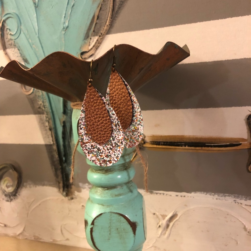 Faux leather Earrings